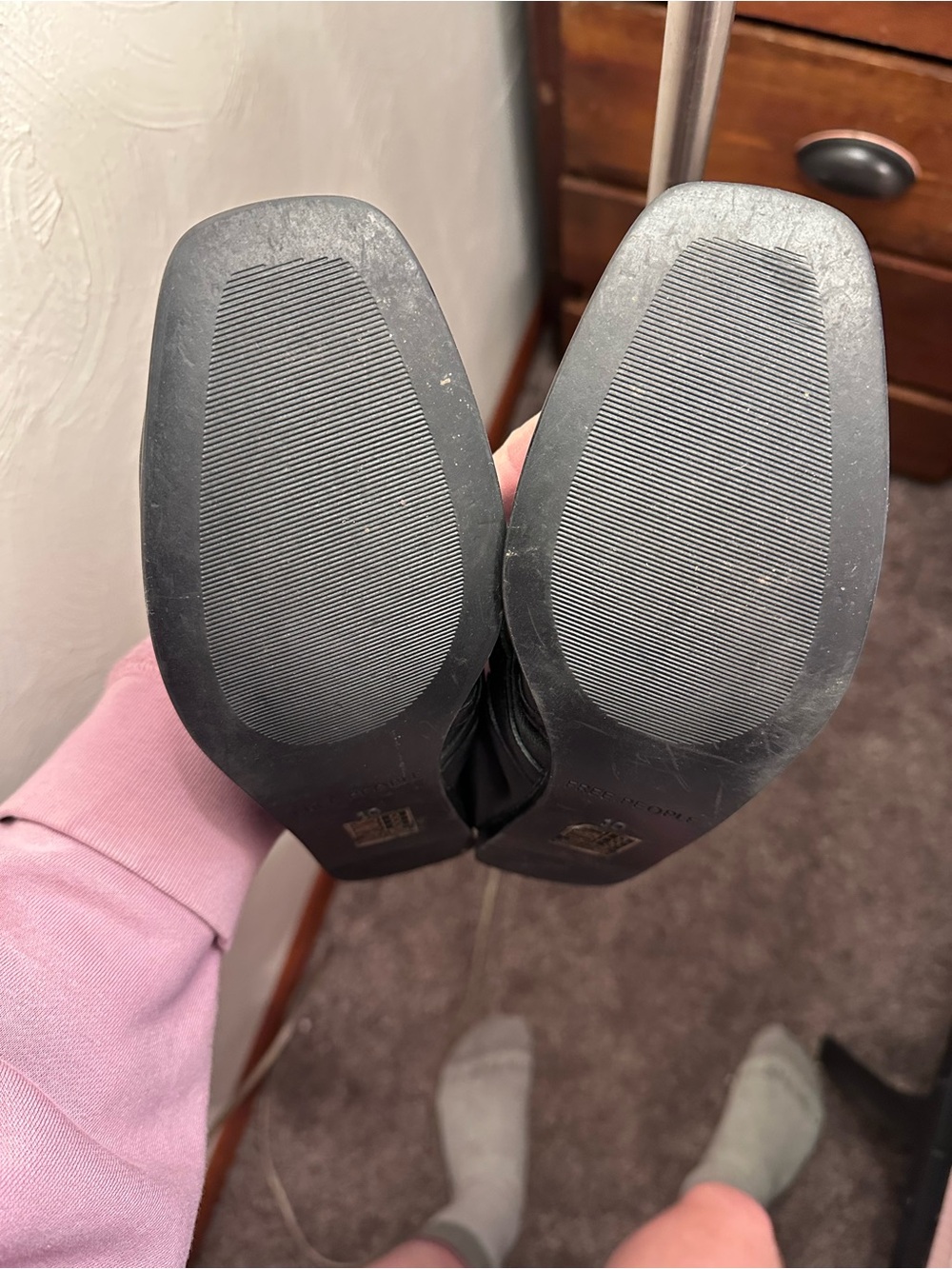 Black Double-Strap Mary Jane Flats - Picture 10 of 10